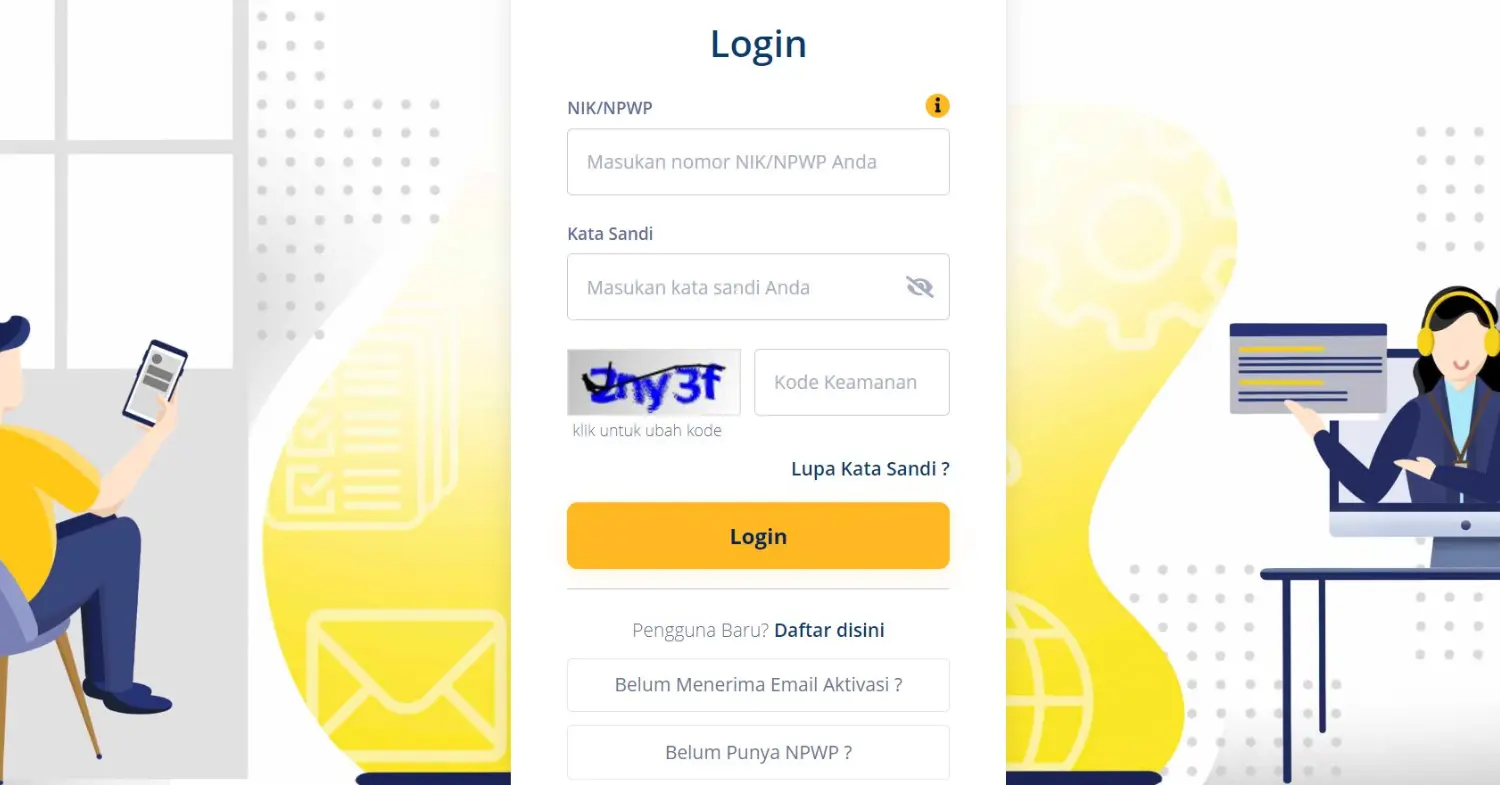 Log in lapor SPT