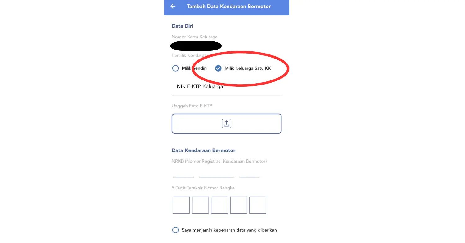 Klik milik keluarga di aplikasi SIGNAL