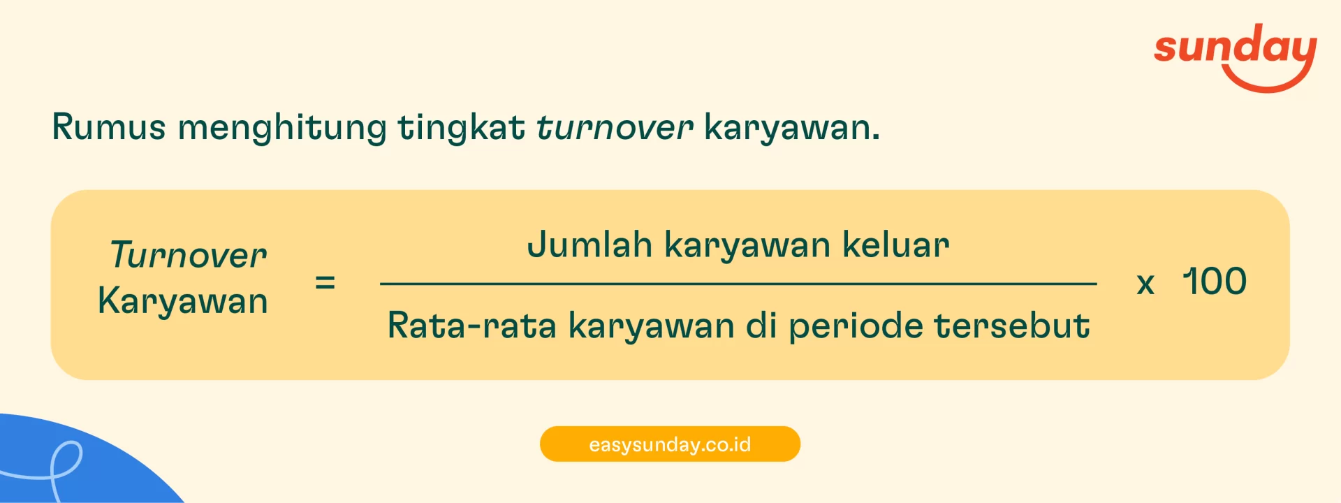 Rumus menghitung turnover karyawan