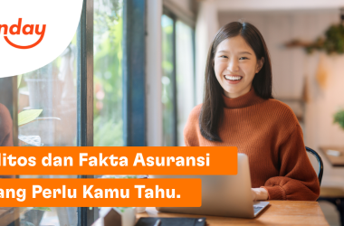 Smart Asian Woman doing Research regarding Insurance Myths and Facts
